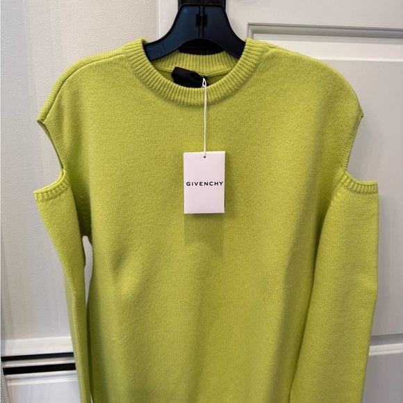 Givenchy logo cutout crewneck sweater